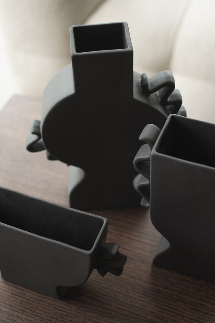 Flat vaso 33 cm, Preto DBKD