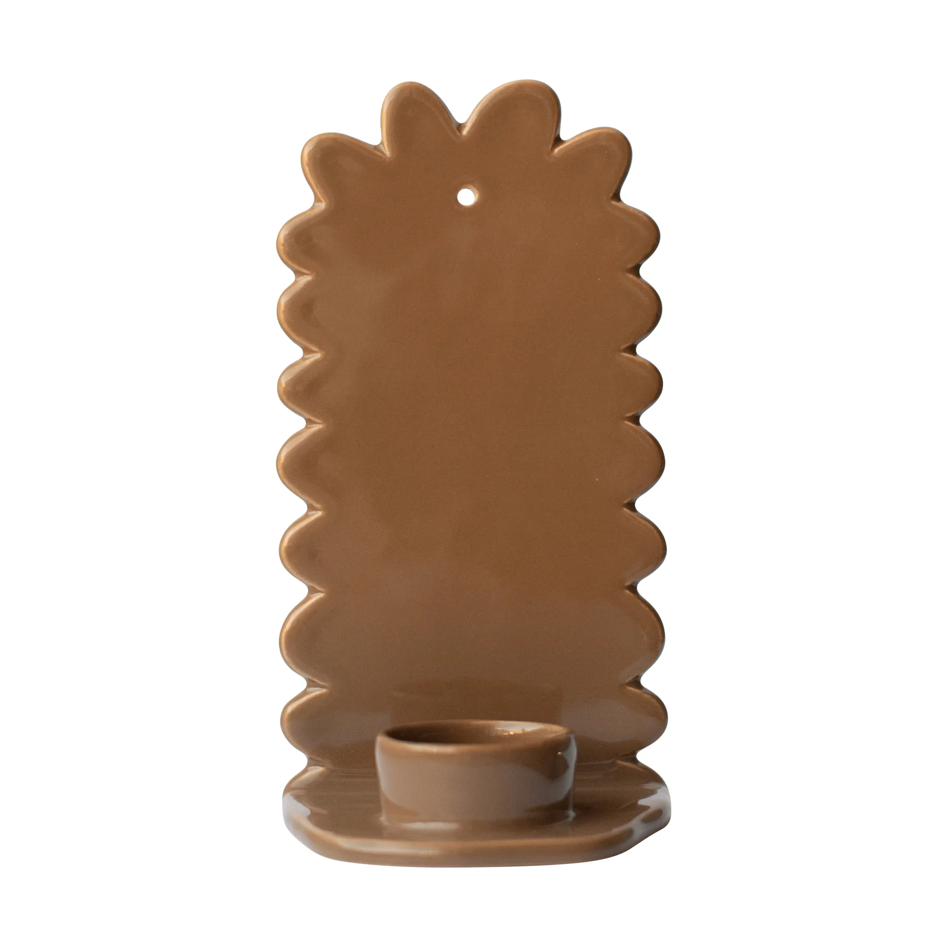 Flowery apliques de parede, Brilhante nougat DBKD