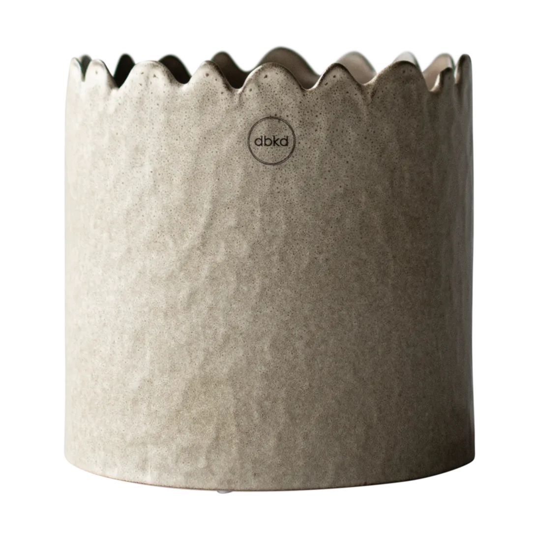 Flowery vaso Ø16 cm, Beige DBKD