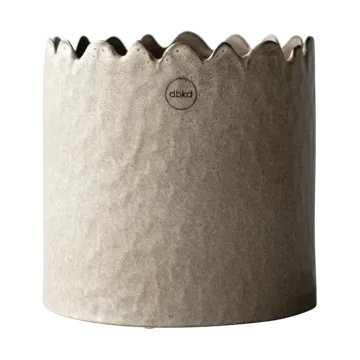 Flowery vaso Ø16 cm - Beige - DBKD