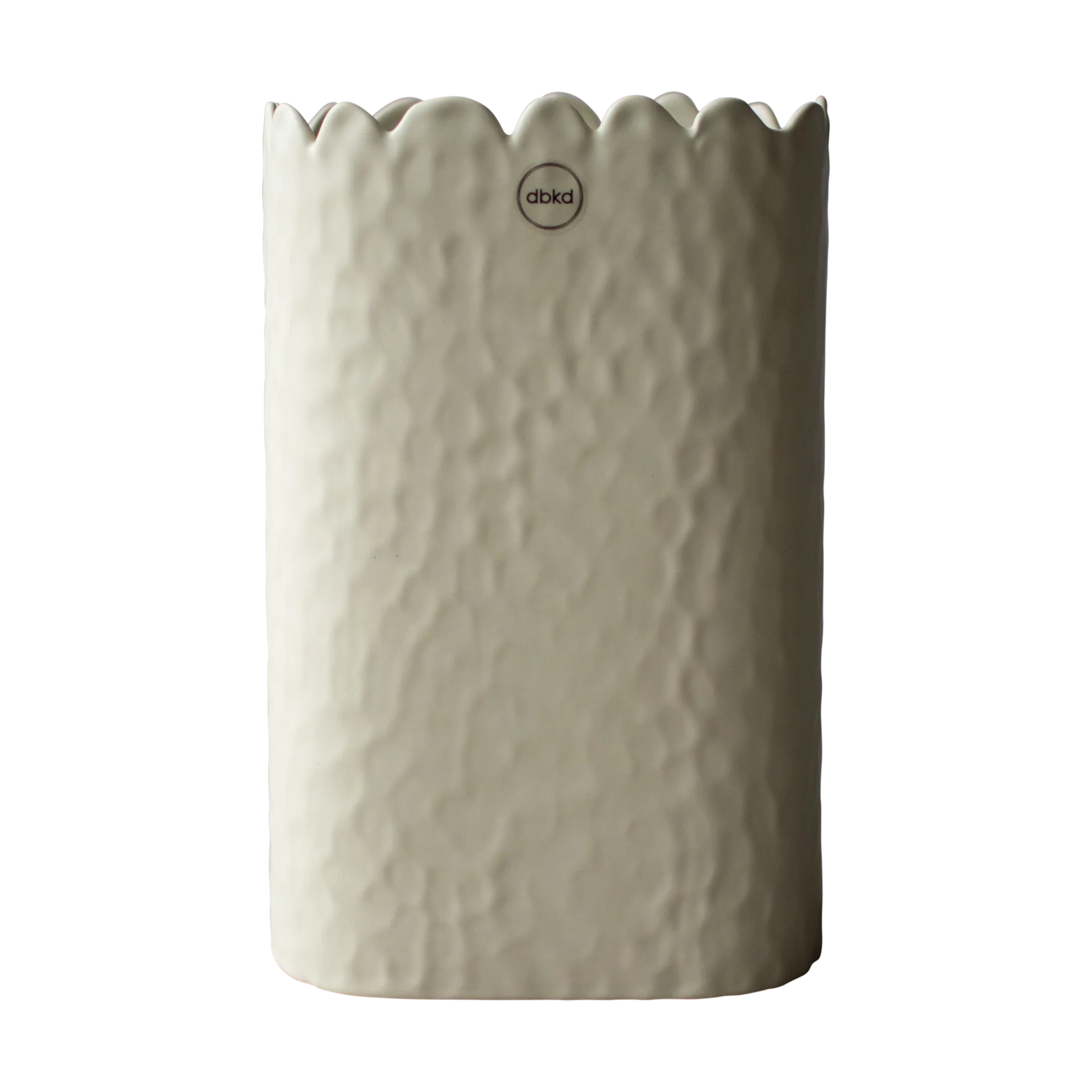 Flowery vaso 20 cm, Creme DBKD