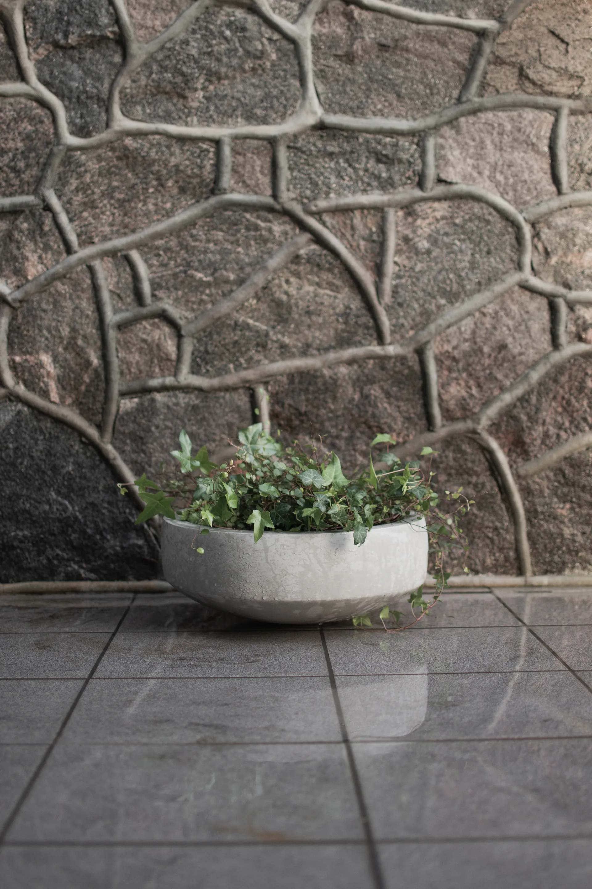 Garden Bowl Ø40 cm, Cinzento DBKD