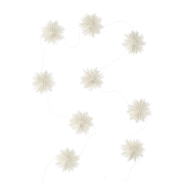 Garland guirlanda de flocos - Branco - DBKD