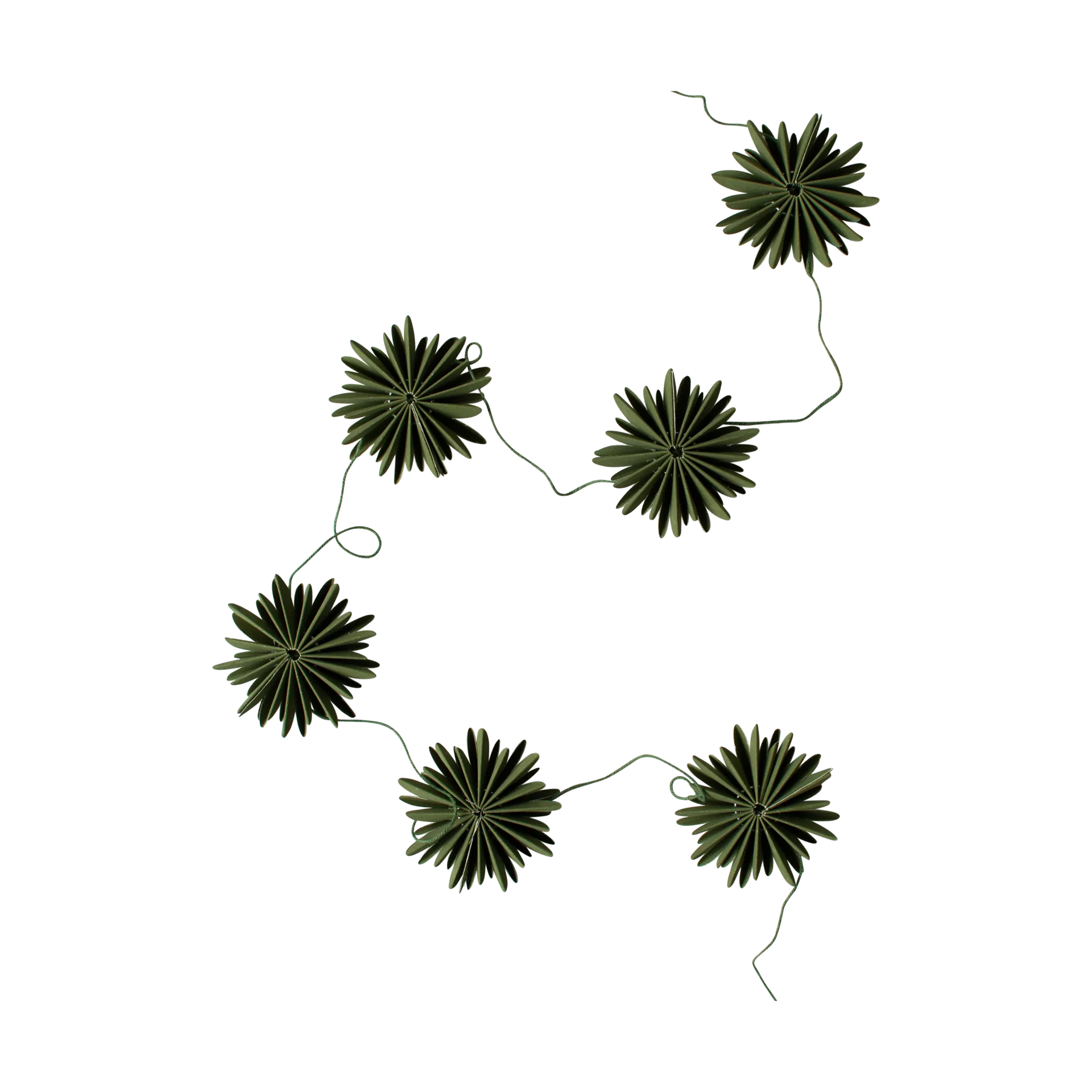 Garland guirlanda de flocos, Verde DBKD