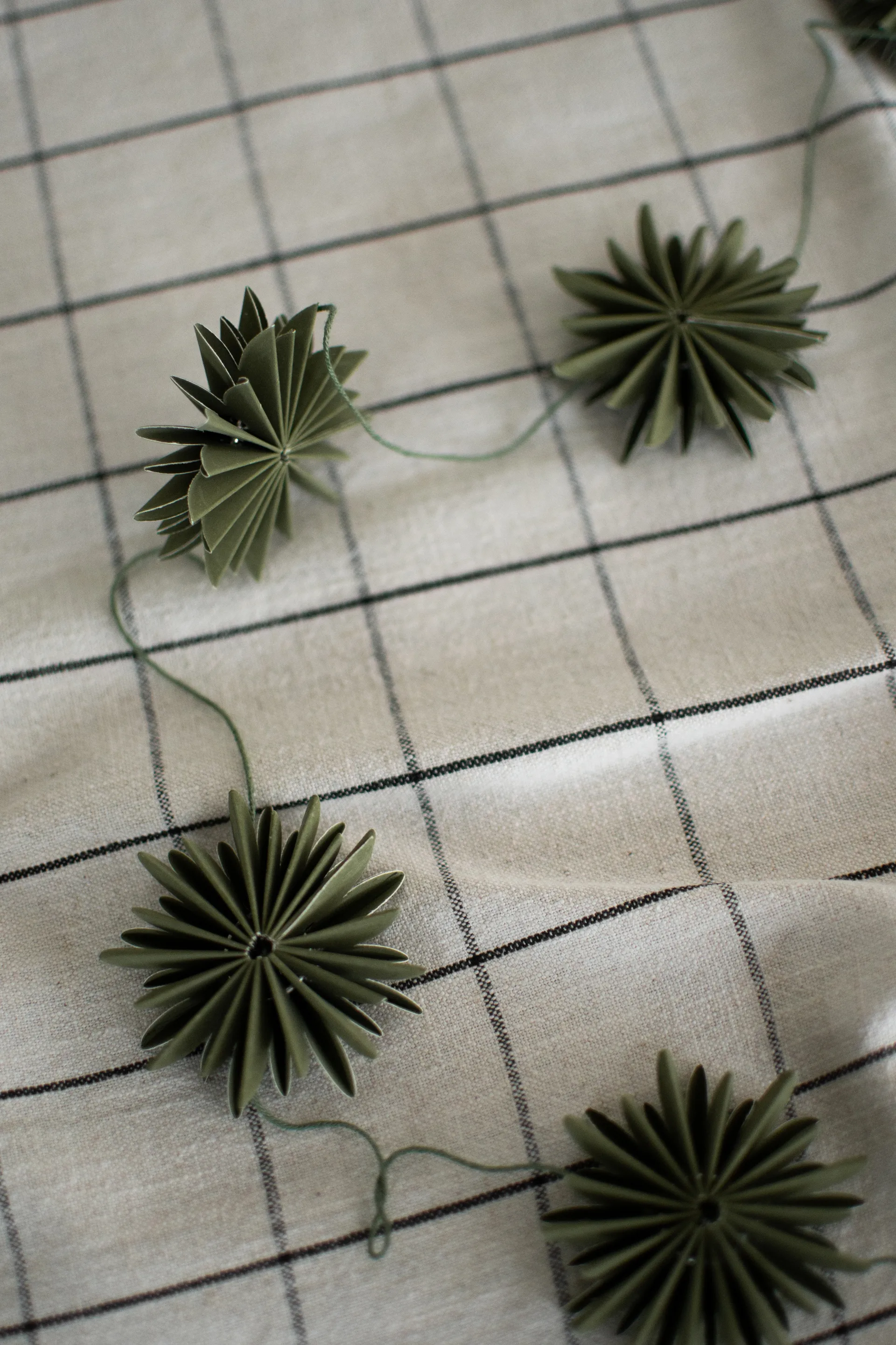 Garland guirlanda de flocos, Verde DBKD