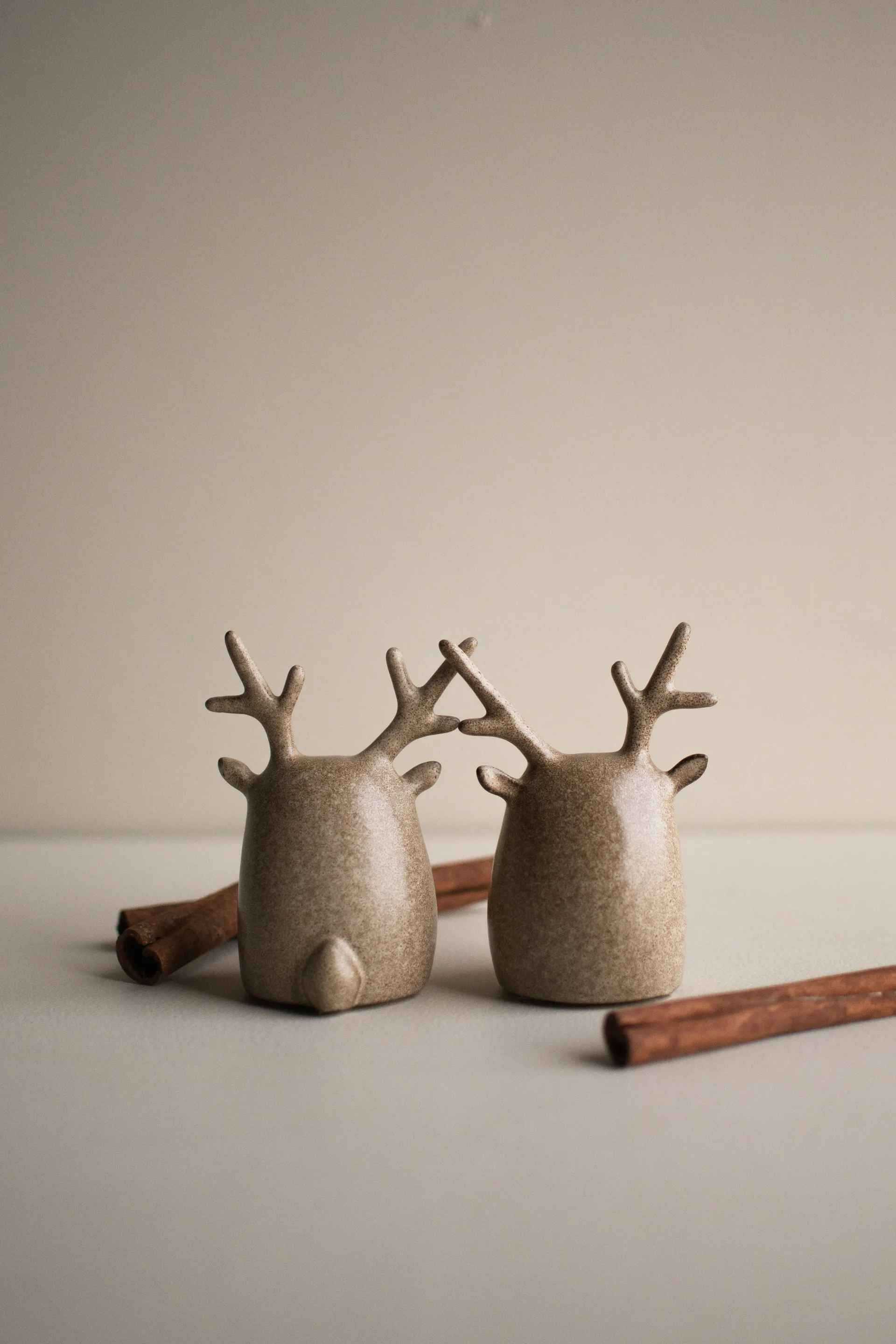 Gêmeos veados 2 peças, Bege DBKD