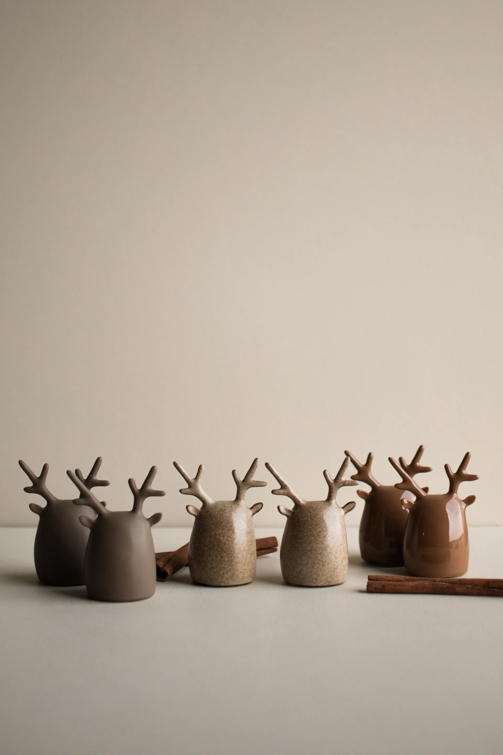 Gêmeos veados 2 peças, Bege DBKD