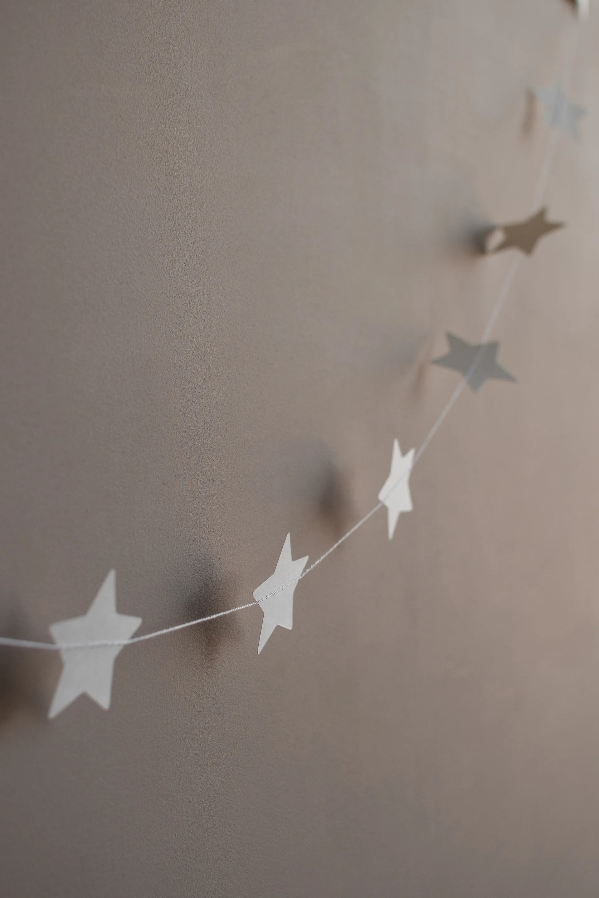 Grinalda Garland estrelas, White DBKD