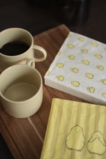 Guardanapo de papel Chubby chicken, pacote com 20 unidades - Amarelo, 33x33 cm - DBKD