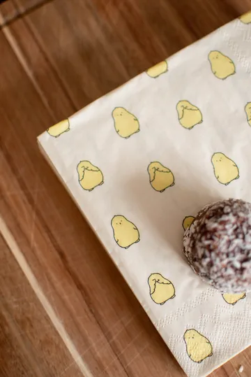 Guardanapo de papel Chubby chicken, pacote com 20 unidades - Amarelo, 33x33 cm - DBKD