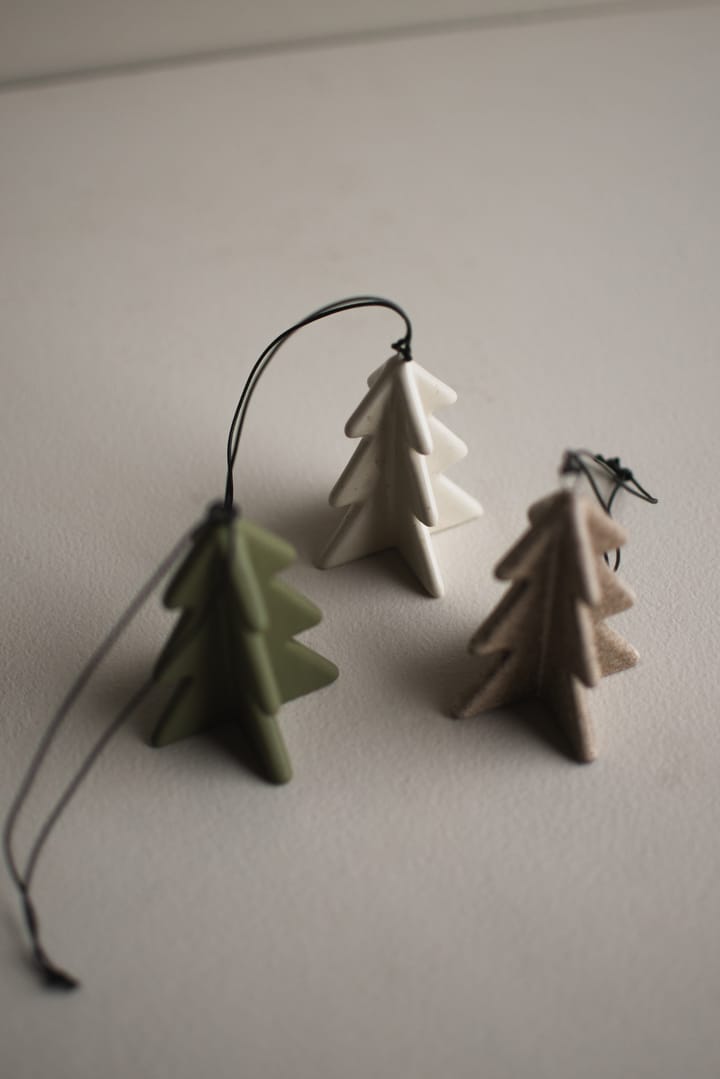 Hanging árvore de inverno 7 cm, Baunilha DBKD