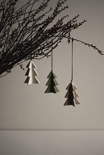 Hanging árvore de inverno 7 cm - Baunilha - DBKD