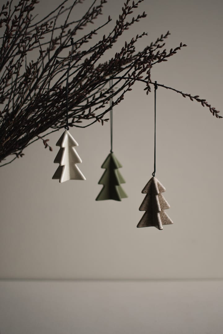 Hanging árvore de inverno 7 cm, Baunilha DBKD