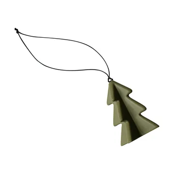 Hanging árvore de inverno 7 cm - Verde - DBKD