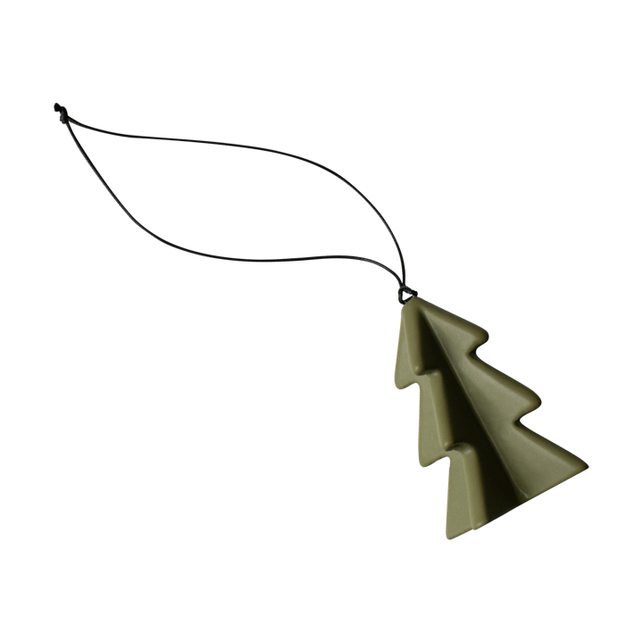 Hanging árvore de inverno 7 cm - Verde - DBKD