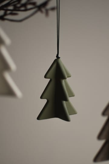 Hanging árvore de inverno 7 cm - Verde - DBKD