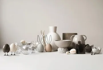 Happy Easter decoração de Páscoa - Baunilha - DBKD