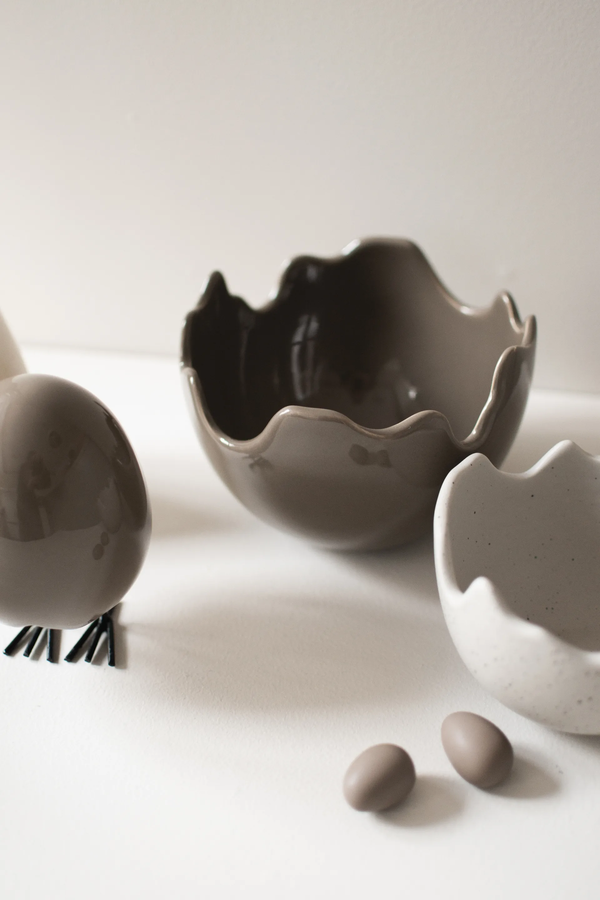 Happy Easter tigela casca de ovo large, Shiny dust DBKD