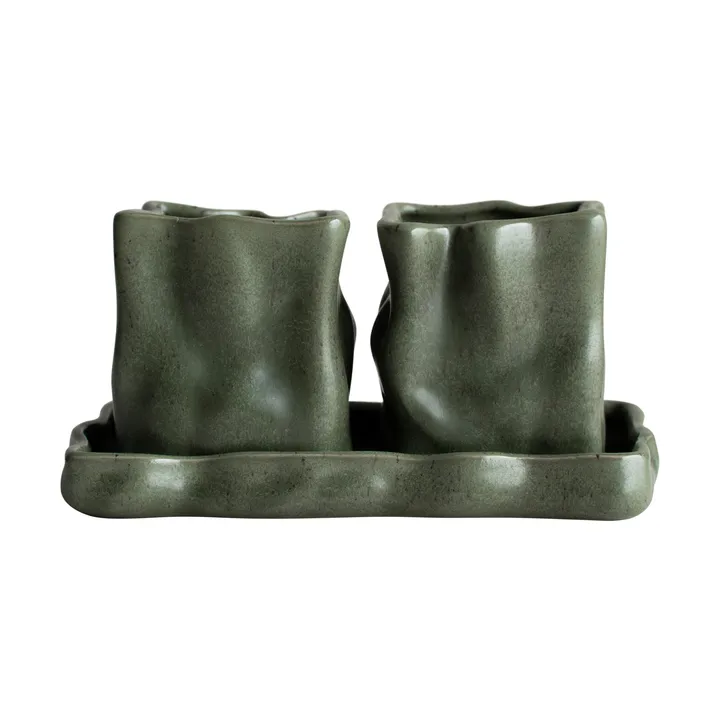 Herb vaso 3 peças - Musgo - DBKD