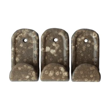 Hook ganchos 3-pack - Ponto castanho - DBKD