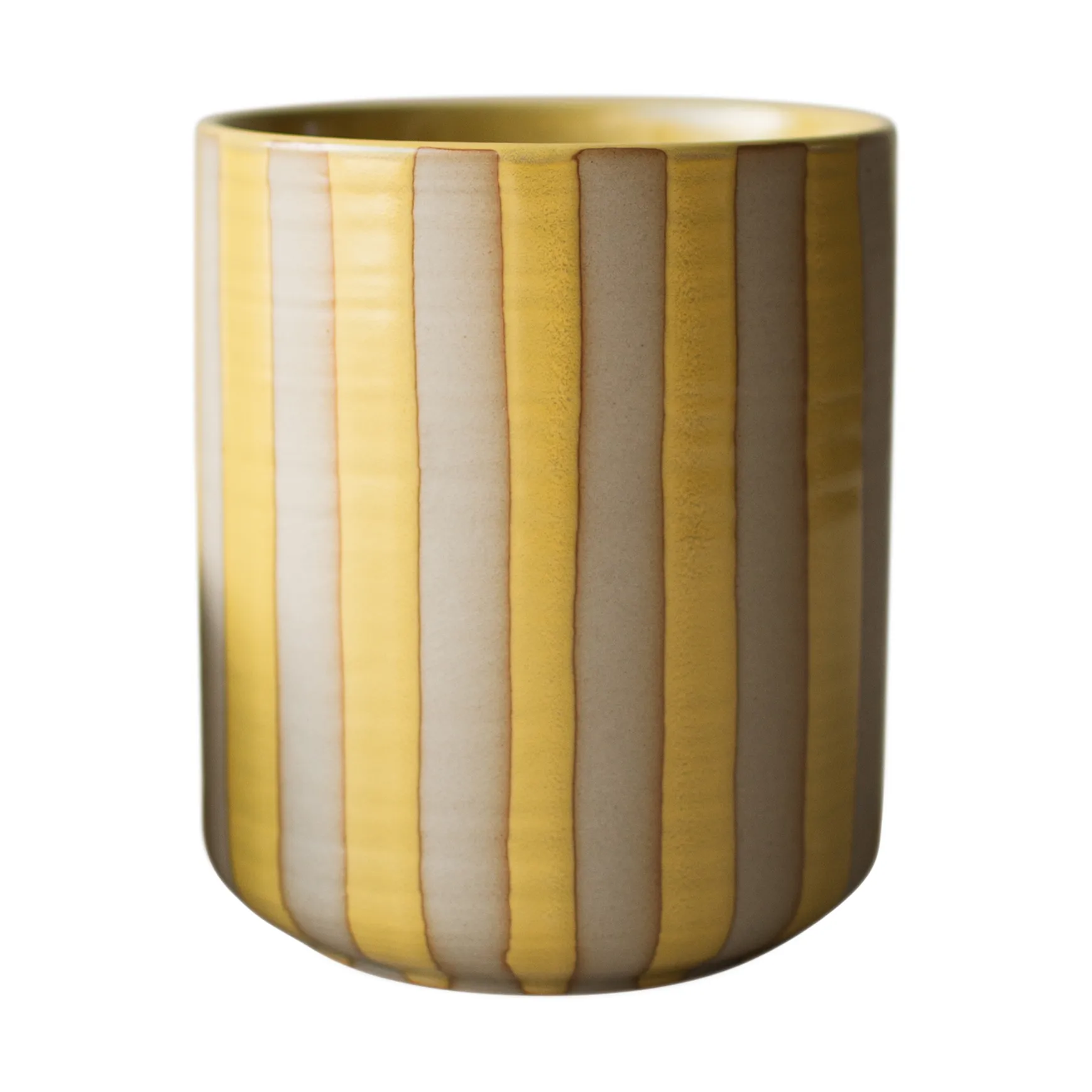 Line vaso  Ø14x16 cm, Amarelo DBKD