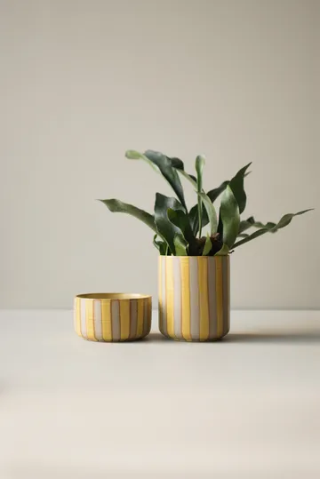 Line vaso  Ø14x16 cm - Amarelo - DBKD