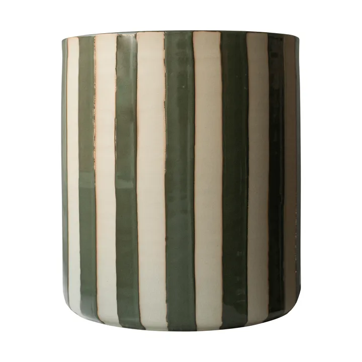 Line vaso Ø21x24 cm - Stripe green - DBKD