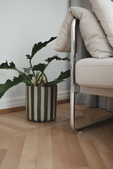 Line vaso Ø21x24 cm - Stripe green - DBKD