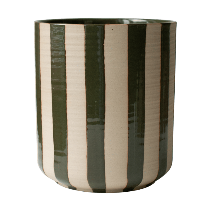 Line vaso para plantas Ø14x16 cm - Verde riscado - DBKD