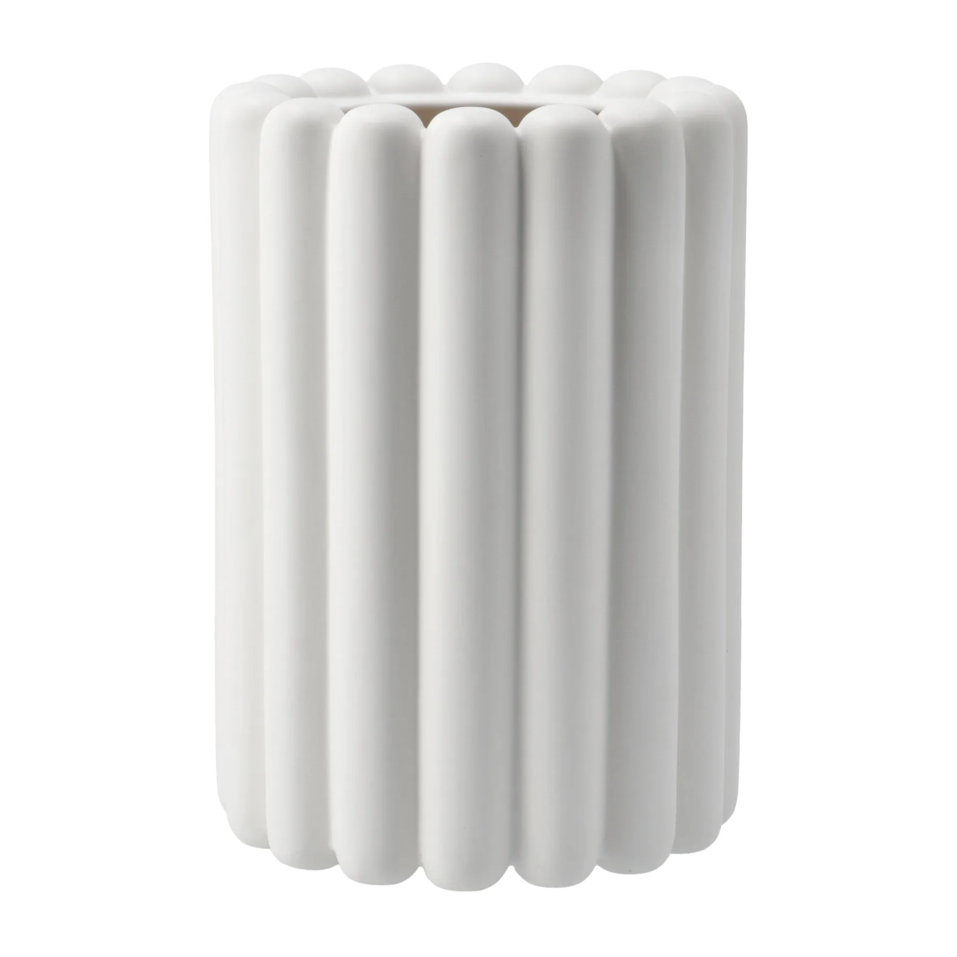 Mist vaso de flores grande Ø19x27 cm, Branco DBKD