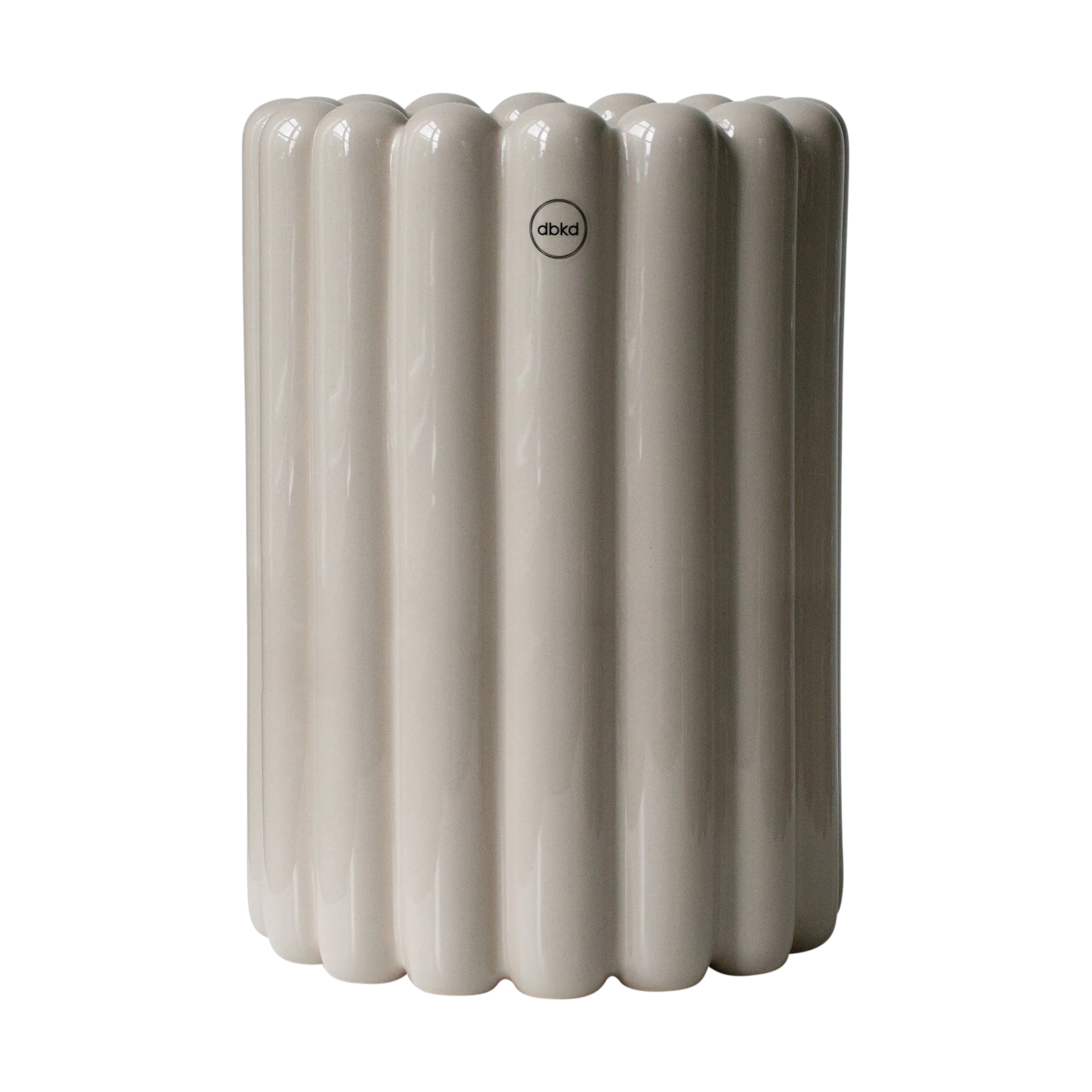 Mist vaso de flores grande Ø19x27 cm, Toupeira brilhante DBKD