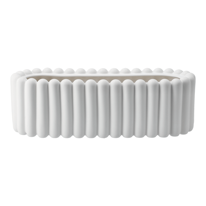 Mist vaso de flores oval  - Branco - DBKD