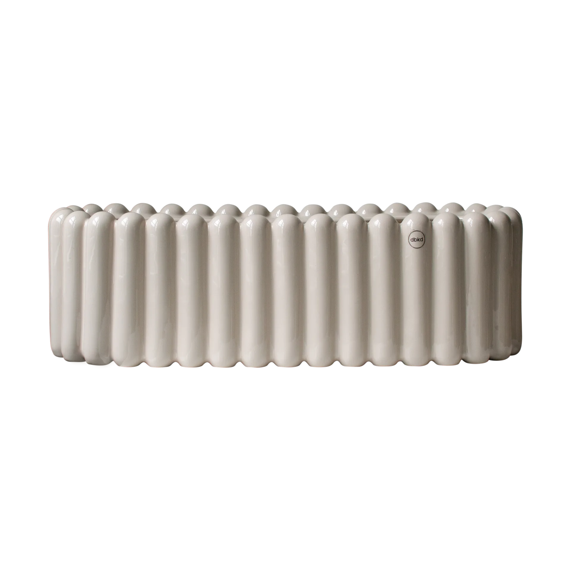 Mist vaso de flores oval , Toupeira brilhante DBKD