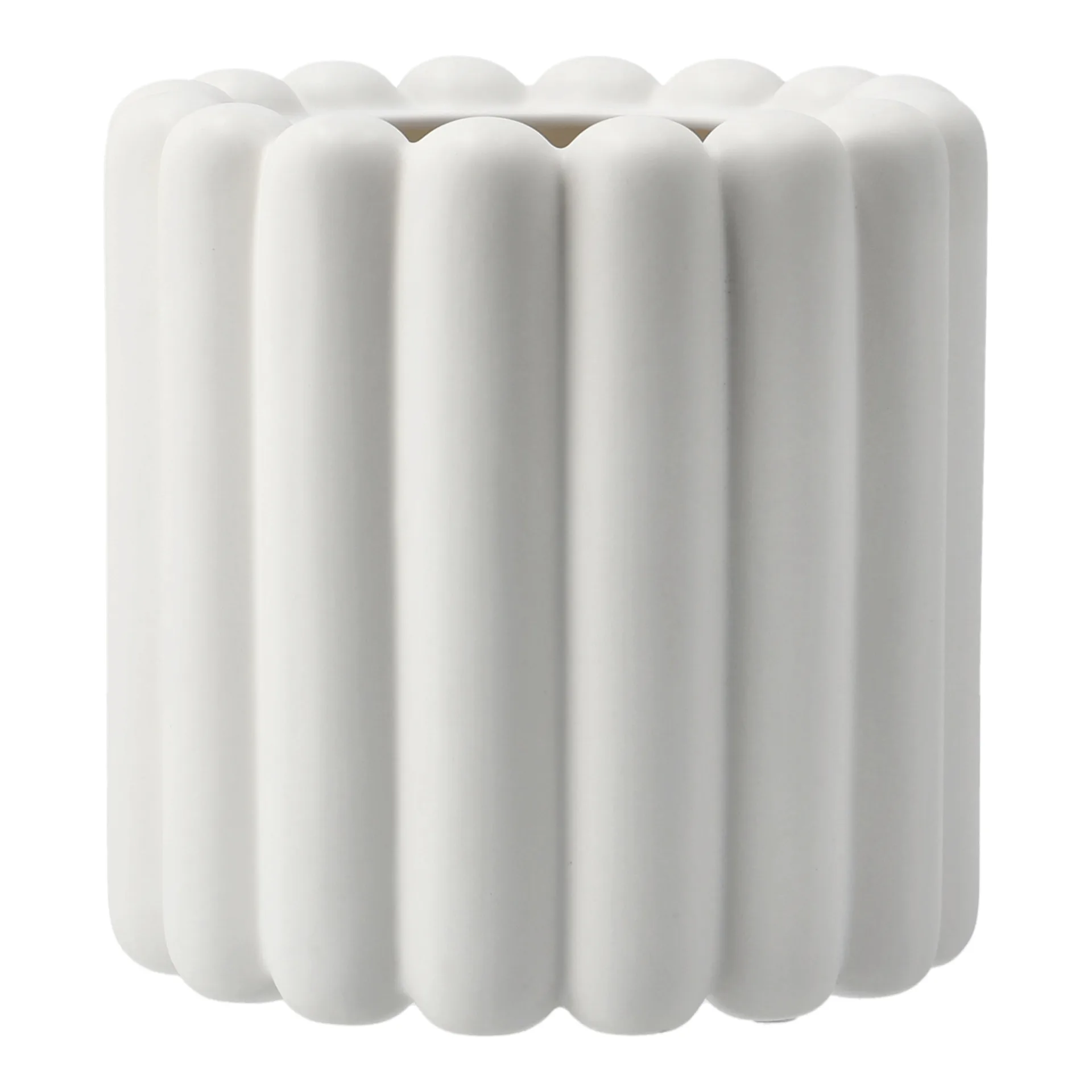 Mist vaso de flores pequeno Ø19x19 cm, Branco DBKD