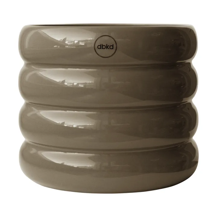 Mud vaso shiny dust - Ø14 cm - DBKD