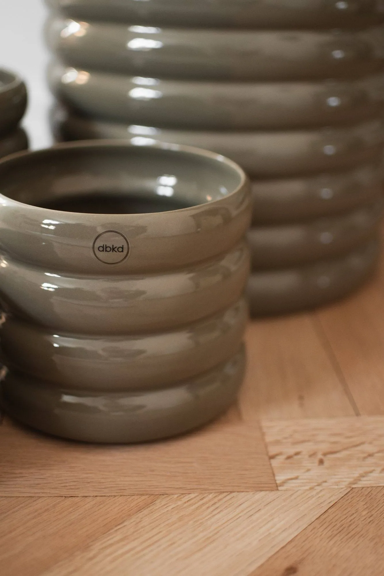 Mud vaso shiny dust, Ø14 cm DBKD