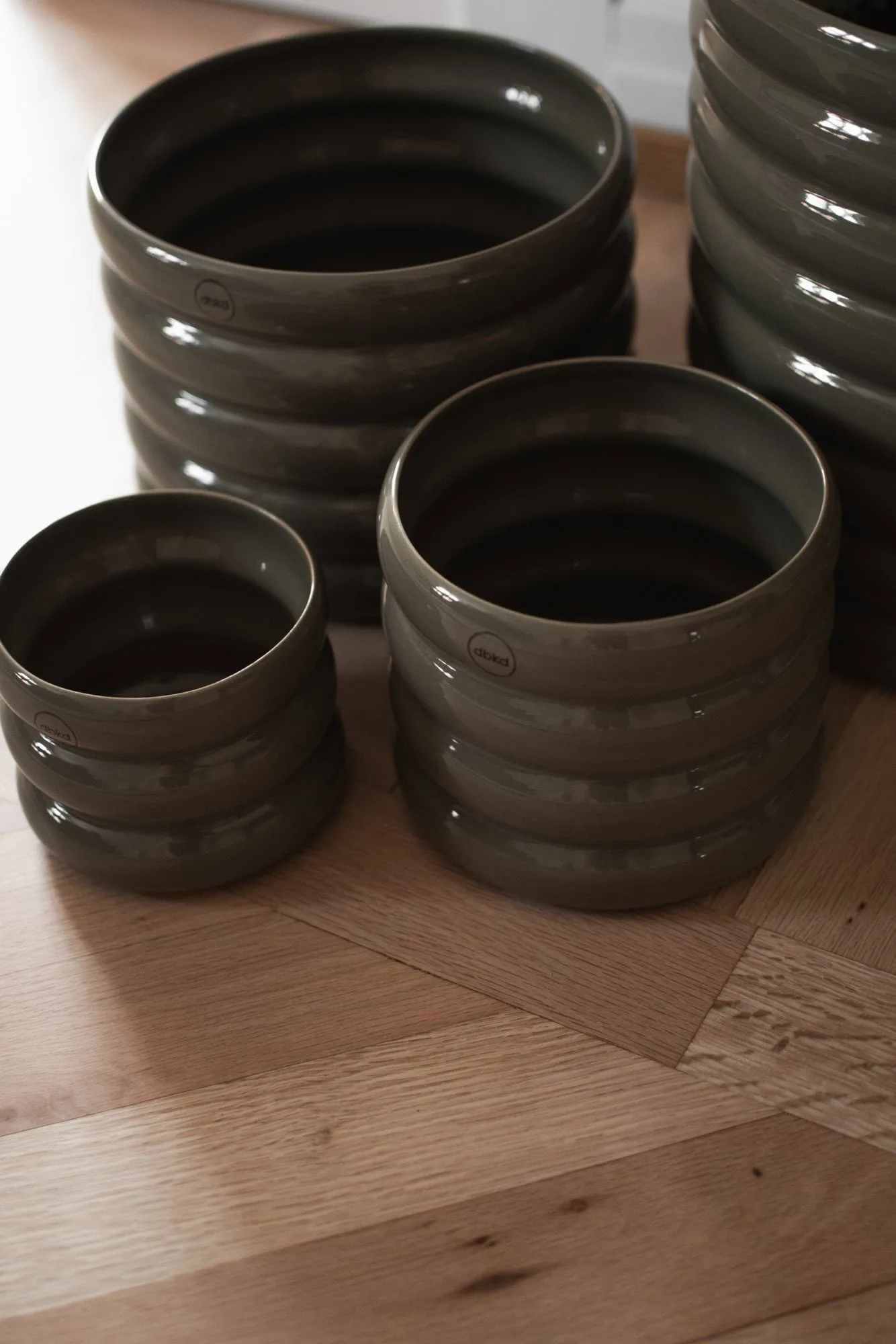 Mud vaso shiny dust, Ø14 cm DBKD