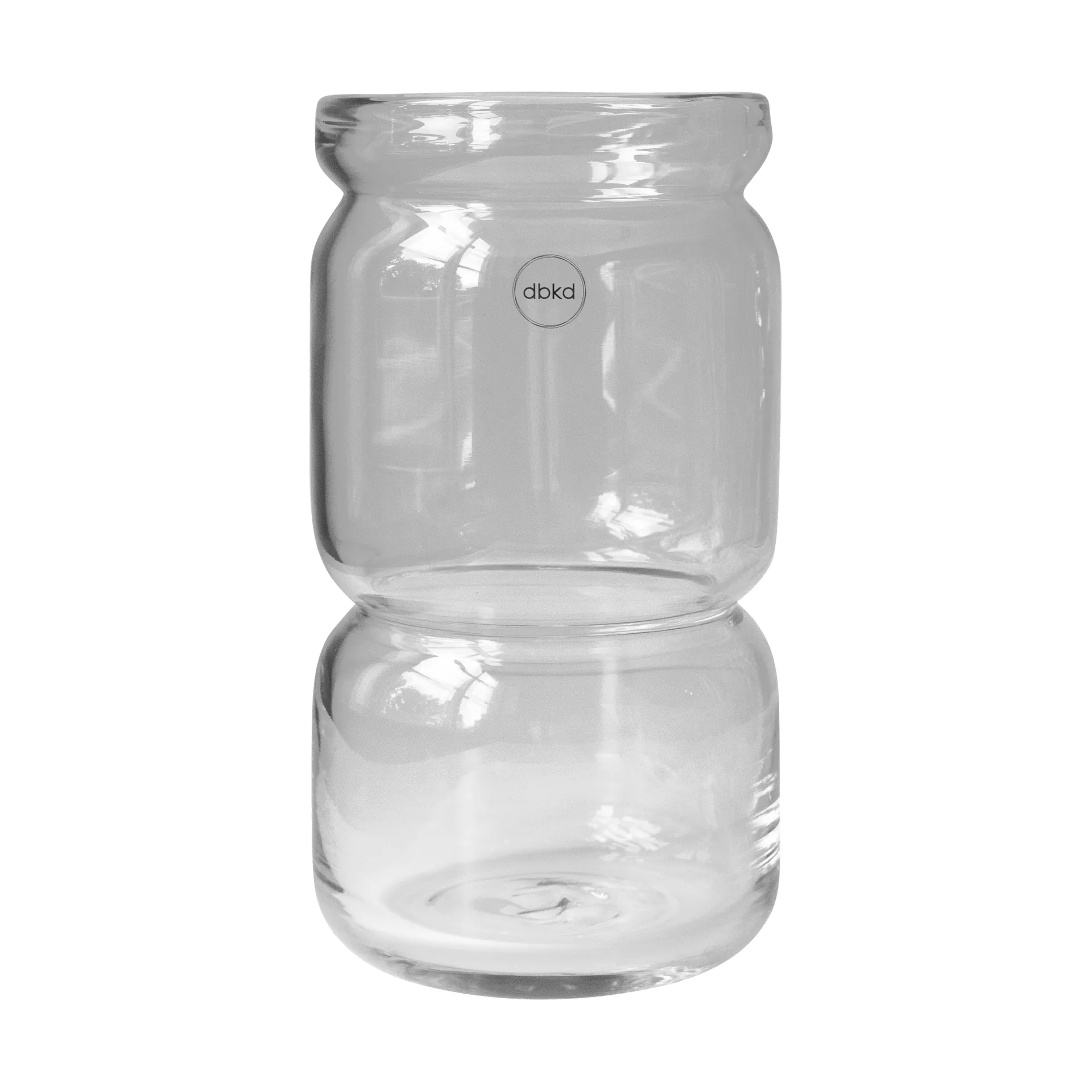 Neck vaso para plantas, Claro, Ø12x22,5 cm DBKD