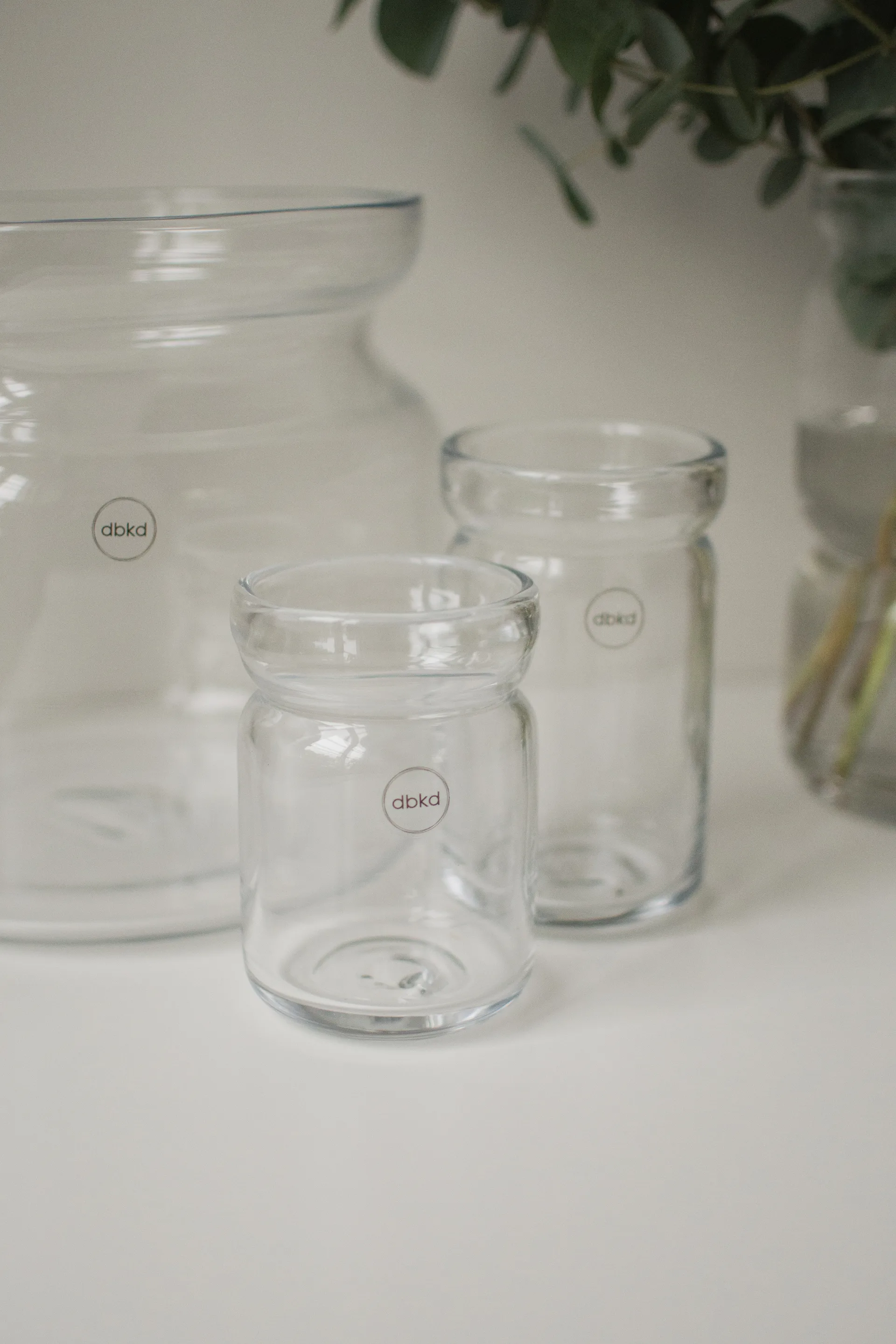 Neck vaso para plantas, Claro, Ø8x12 cm DBKD