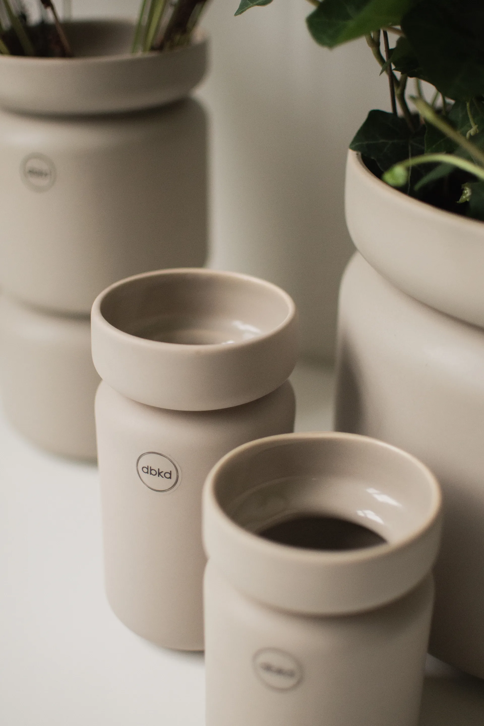 Neck vaso para plantas, Toupeira, Ø8x15 cm DBKD