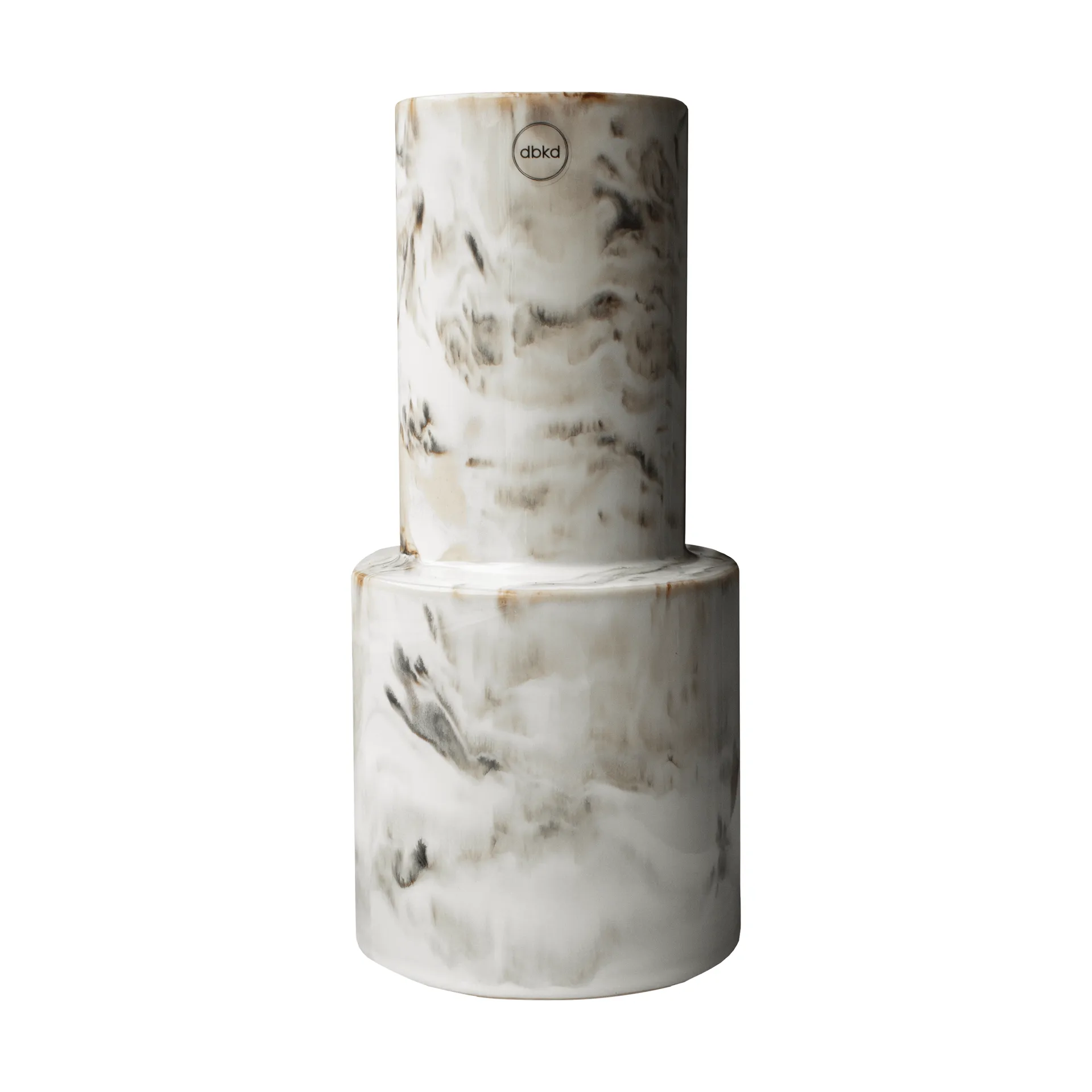 Oblong vaso, Toupeira brilhante, grande, 30 cm DBKD