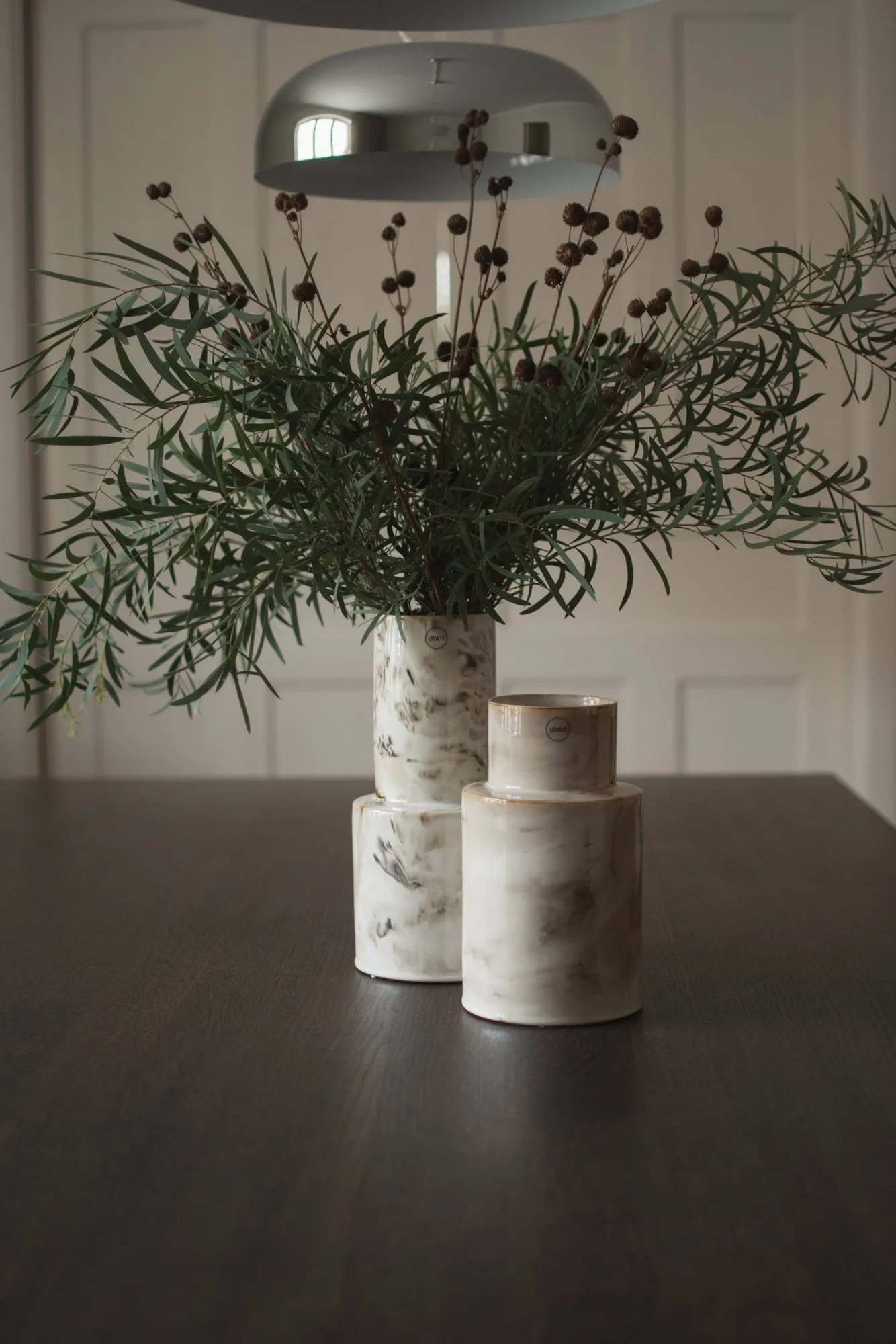 Oblong vaso, Toupeira brilhante, grande, 30 cm DBKD