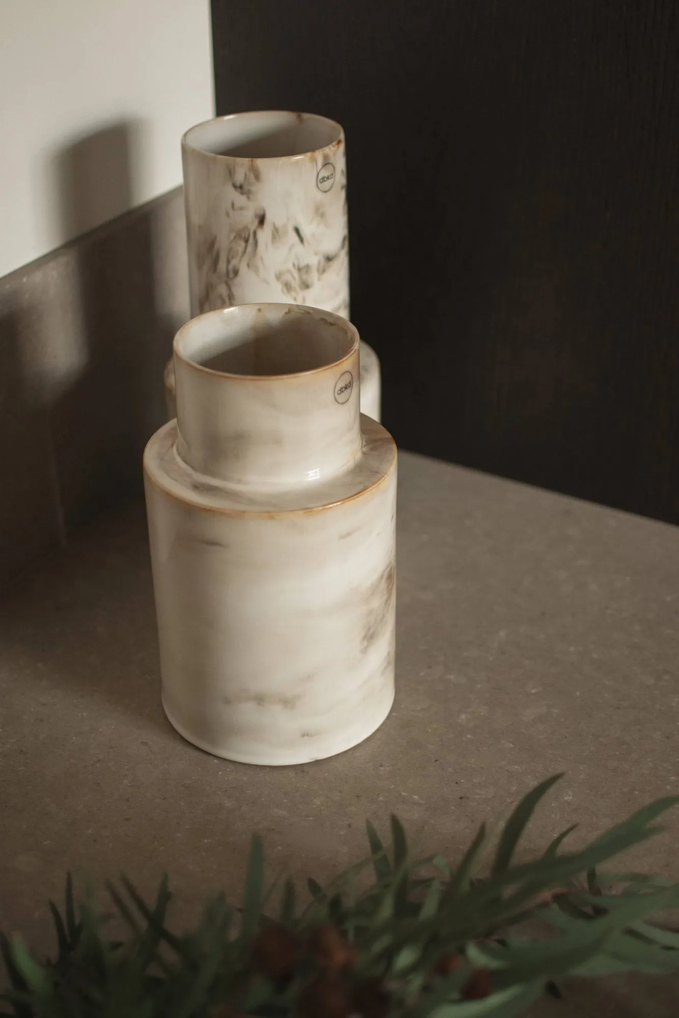 Oblong vaso, Toupeira brilhante, pequena, 24 cm DBKD
