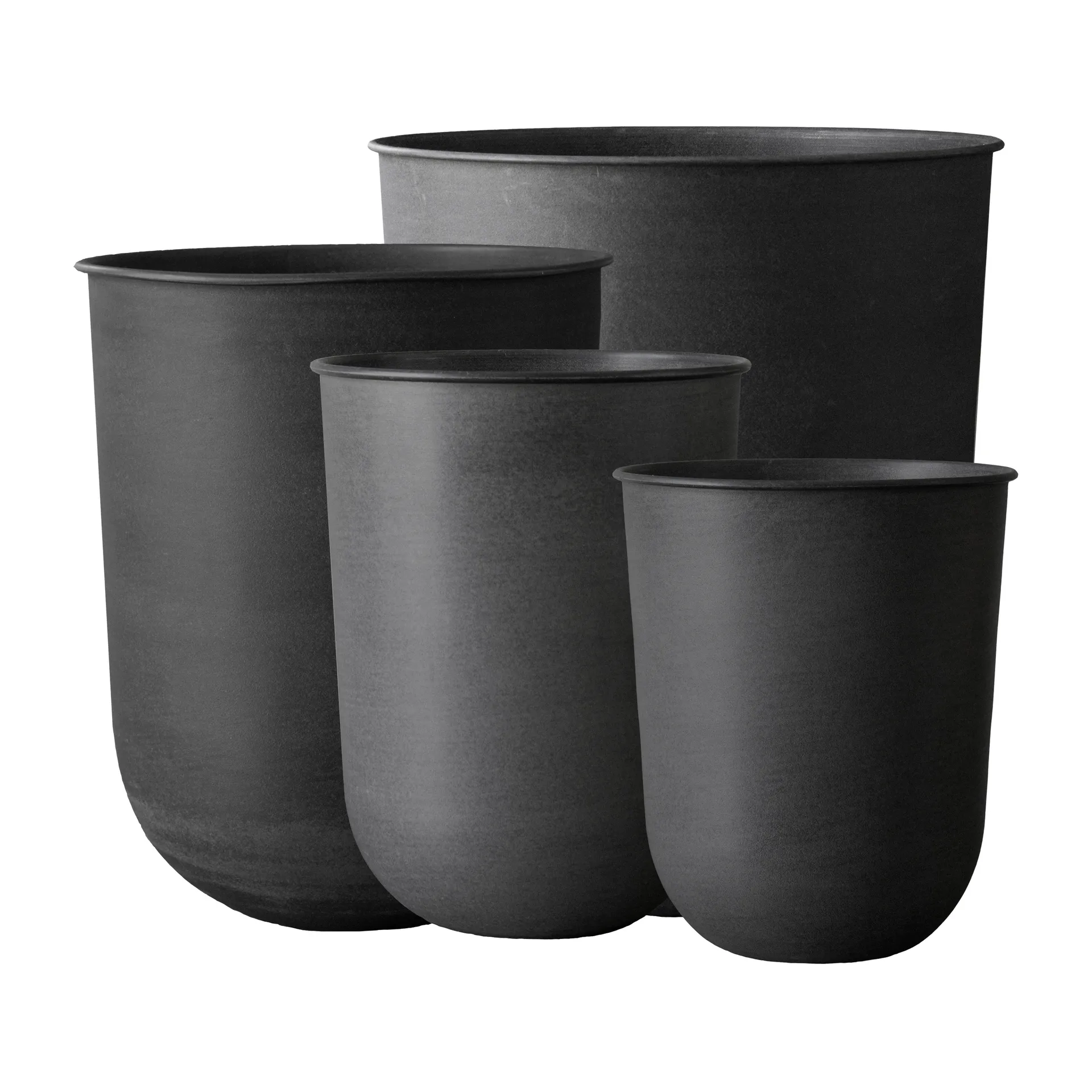 Out vaso 4 peças, Preto DBKD