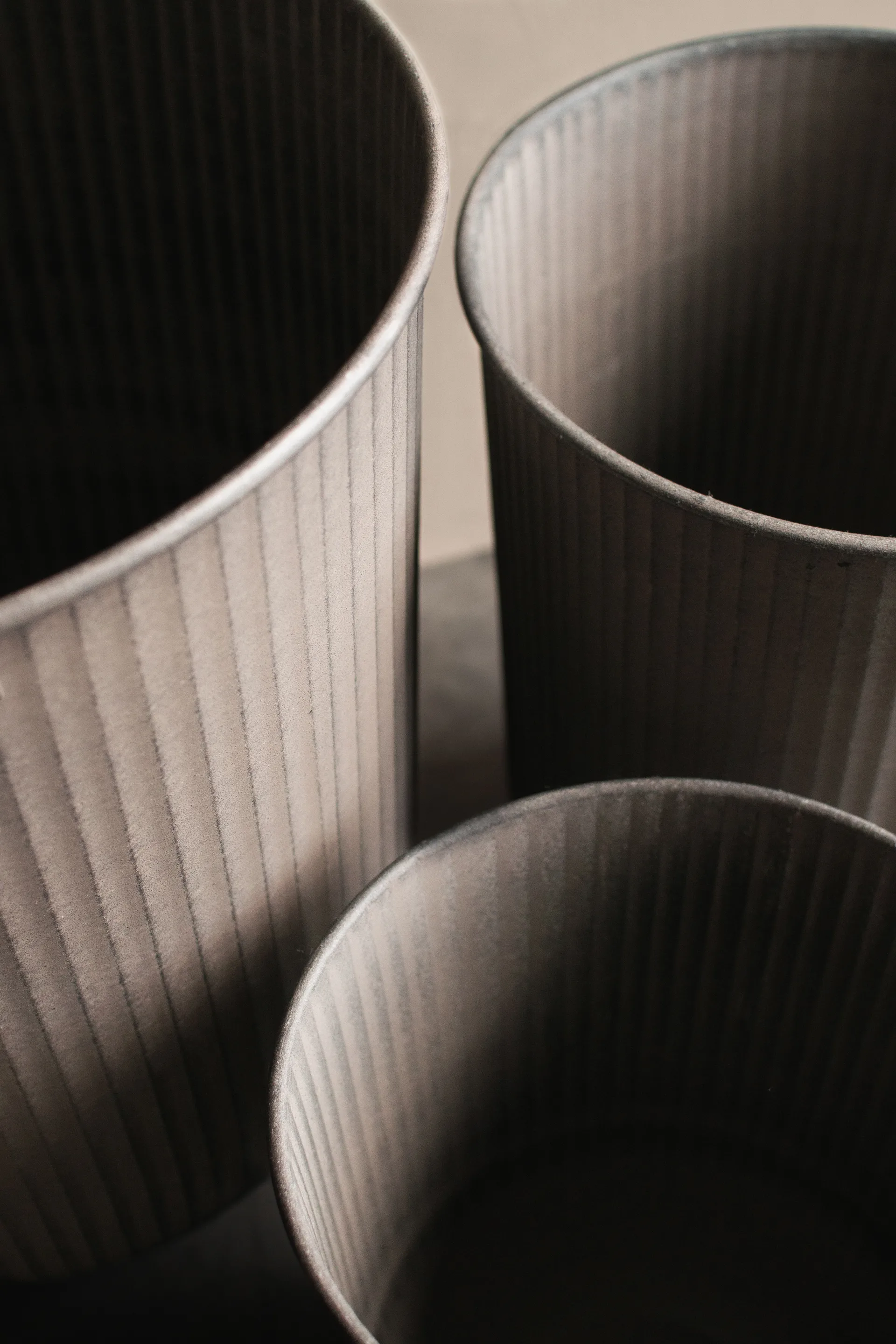 Out vaso riscado 3 peças, Beige DBKD