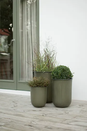 Out vaso riscado 3 peças - Verde - DBKD