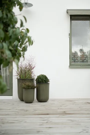 Out vaso riscado 3 peças - Verde - DBKD