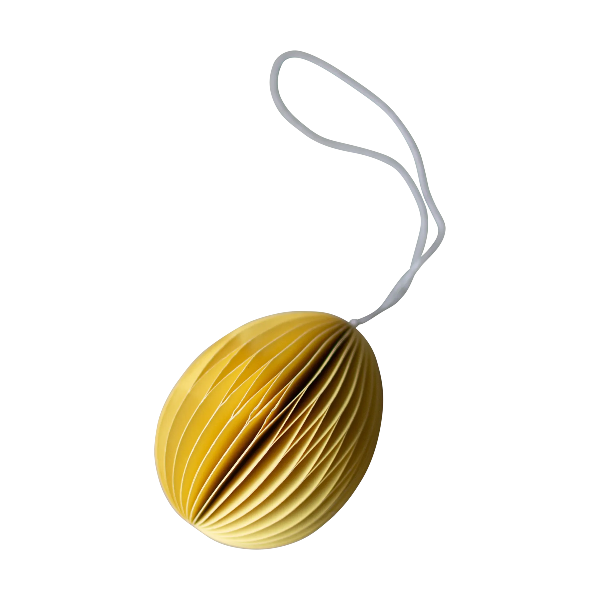 Ovoid decoração de Páscoa em papel 7 cm, Amarelo DBKD
