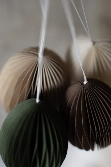 Ovoid decoração de Páscoa em papel 7 cm - Areia - DBKD