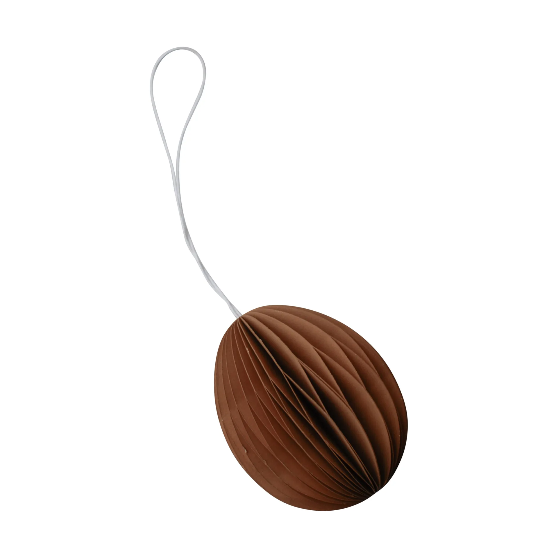 Ovoid decoração de Páscoa em papel 7 cm, Terracotta DBKD